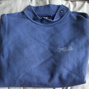 Fila X BTS collab  Crewneck Sweater in Blue